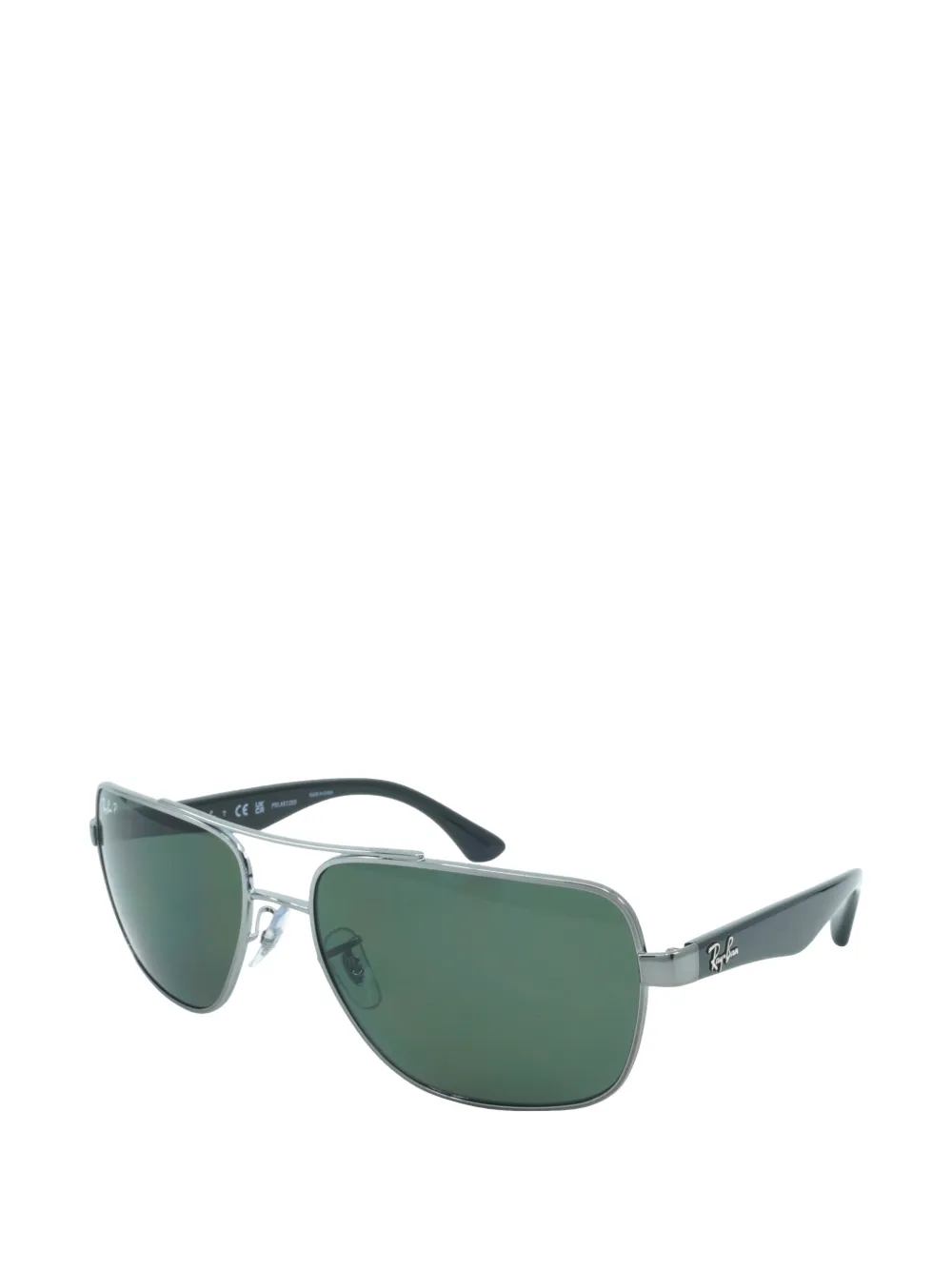 Ray-Ban Zonnebril met vierkant montuur Zilver