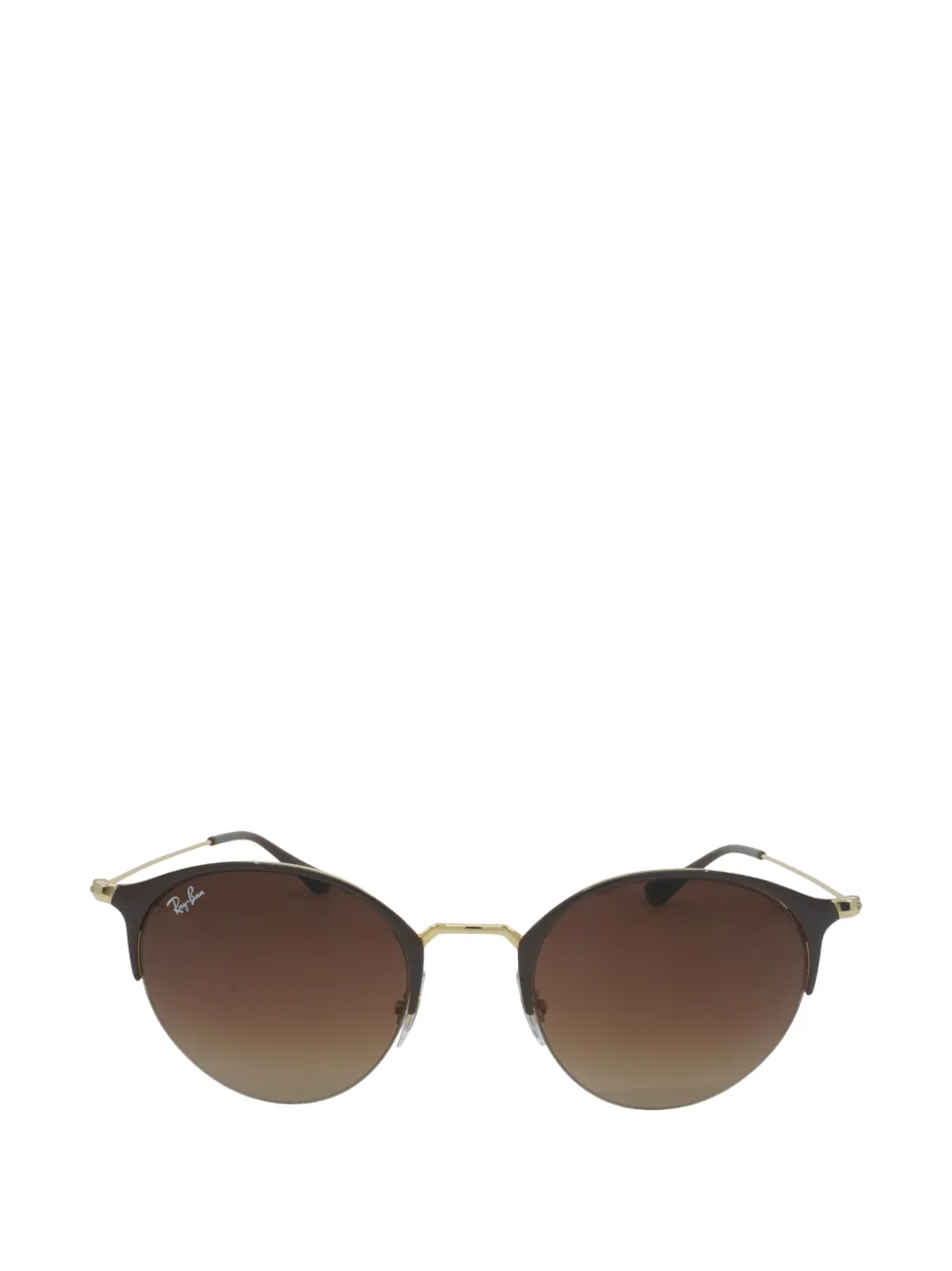 Ray-Ban round-frame sunglasses - Marrone