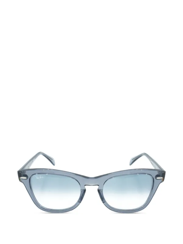 Ray-Ban スクエアフレーム サングラス | グレー | FARFETCH JP