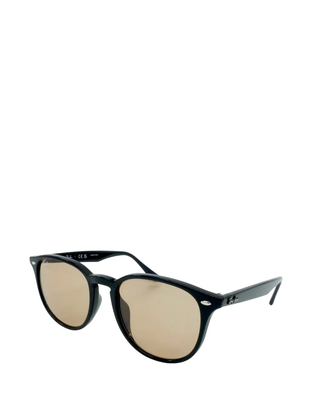 Ray-Ban Phantos zonnebril met rond montuur Zwart