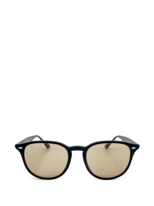 Ray-Ban Phantos ラウンドフレーム サングラス | ブラック | FARFETCH JP