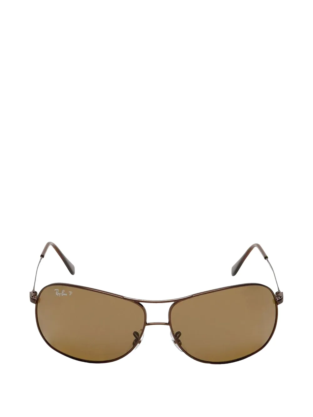 Ray-Ban pilot-frame sunglasses - Braun