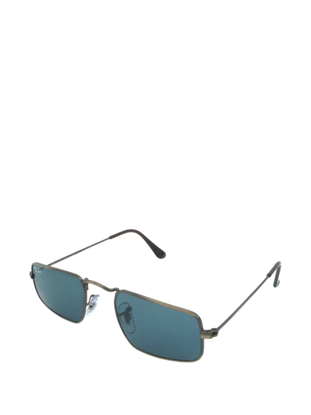 Ray-Ban Julie zonnebril met rechthoekig montuur Grijs