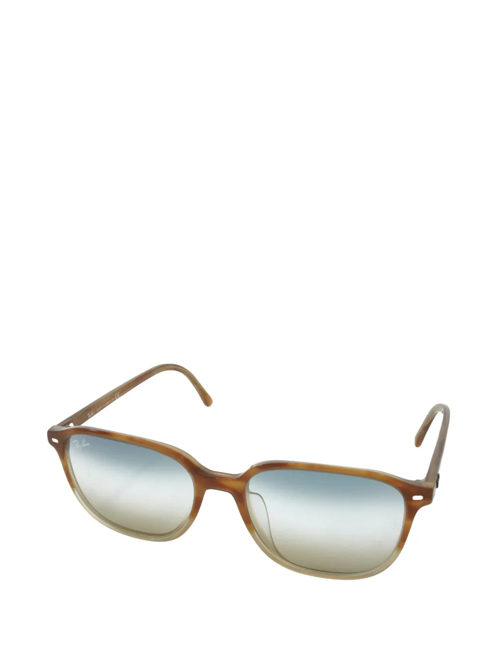 Ray-Ban Leonard zonnebril met vierkant montuur Bruin