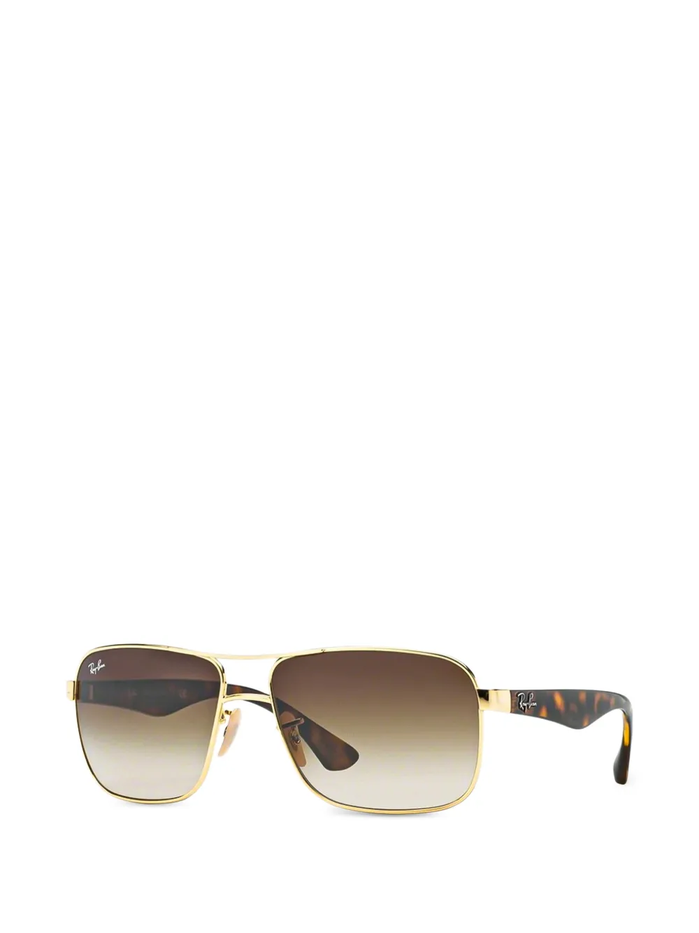 Ray-Ban square-frame double-bridge sunglasses - Marrone