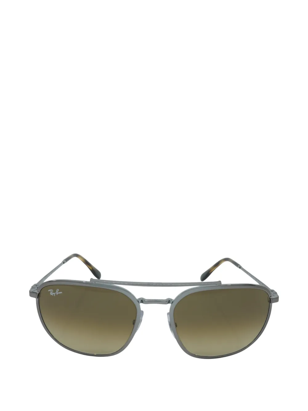 Ray-Ban double-bridge square-frame sunglasses - Grau