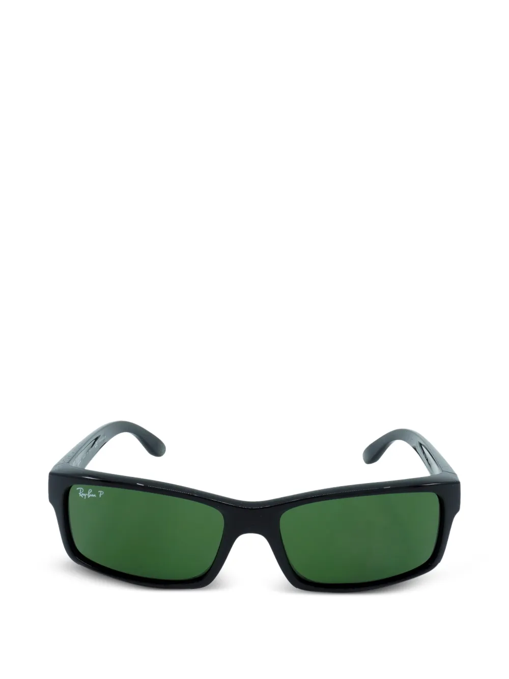 Ray-Ban rectangular-frame polarized sunglasses - Nero