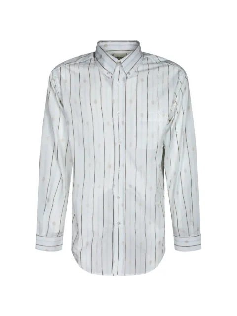 Drôle De Monsieur chemise rayée à logo brodé