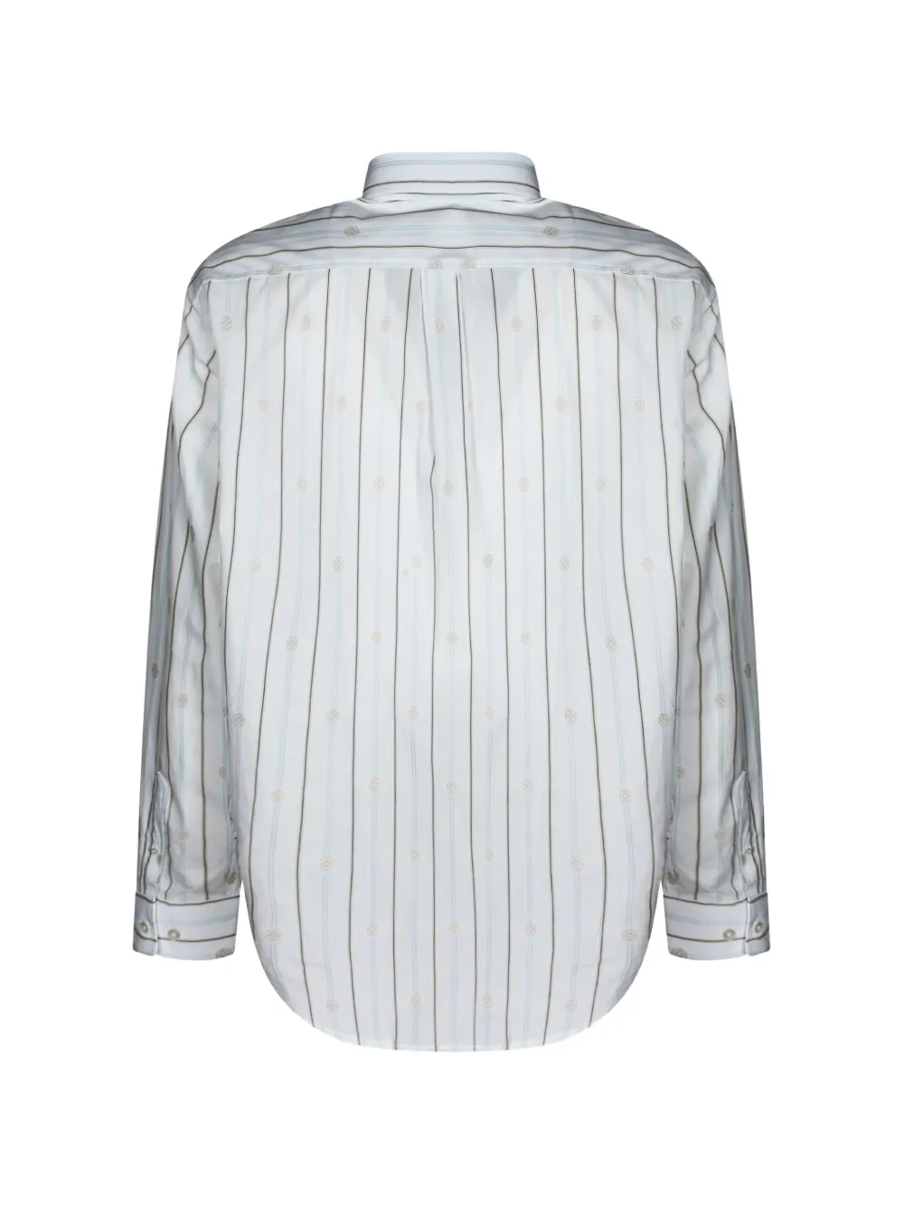 Drôle De Monsieur Overhemd met geborduurd monogram Wit