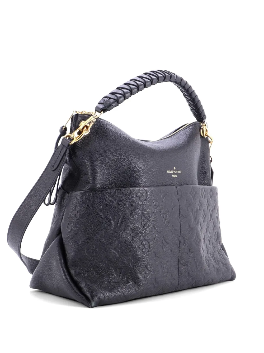 Louis Vuitton Pre-Owned Maida Handbag Monogram Empreinte Leather hobo bag - Black