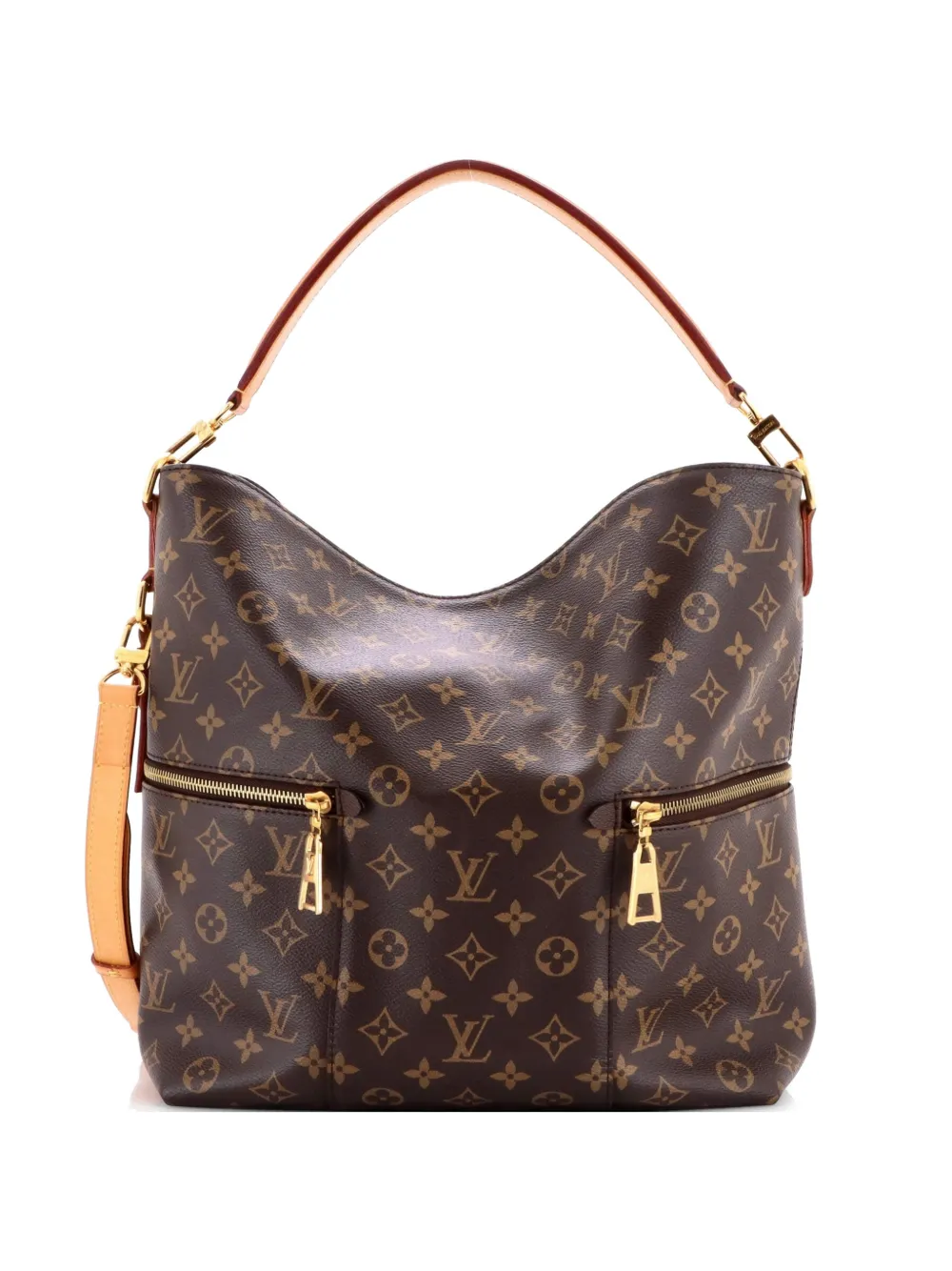 Louis Vuitton Pre-Owned Borsa passepartout Melie in tela con monogramma - Marrone