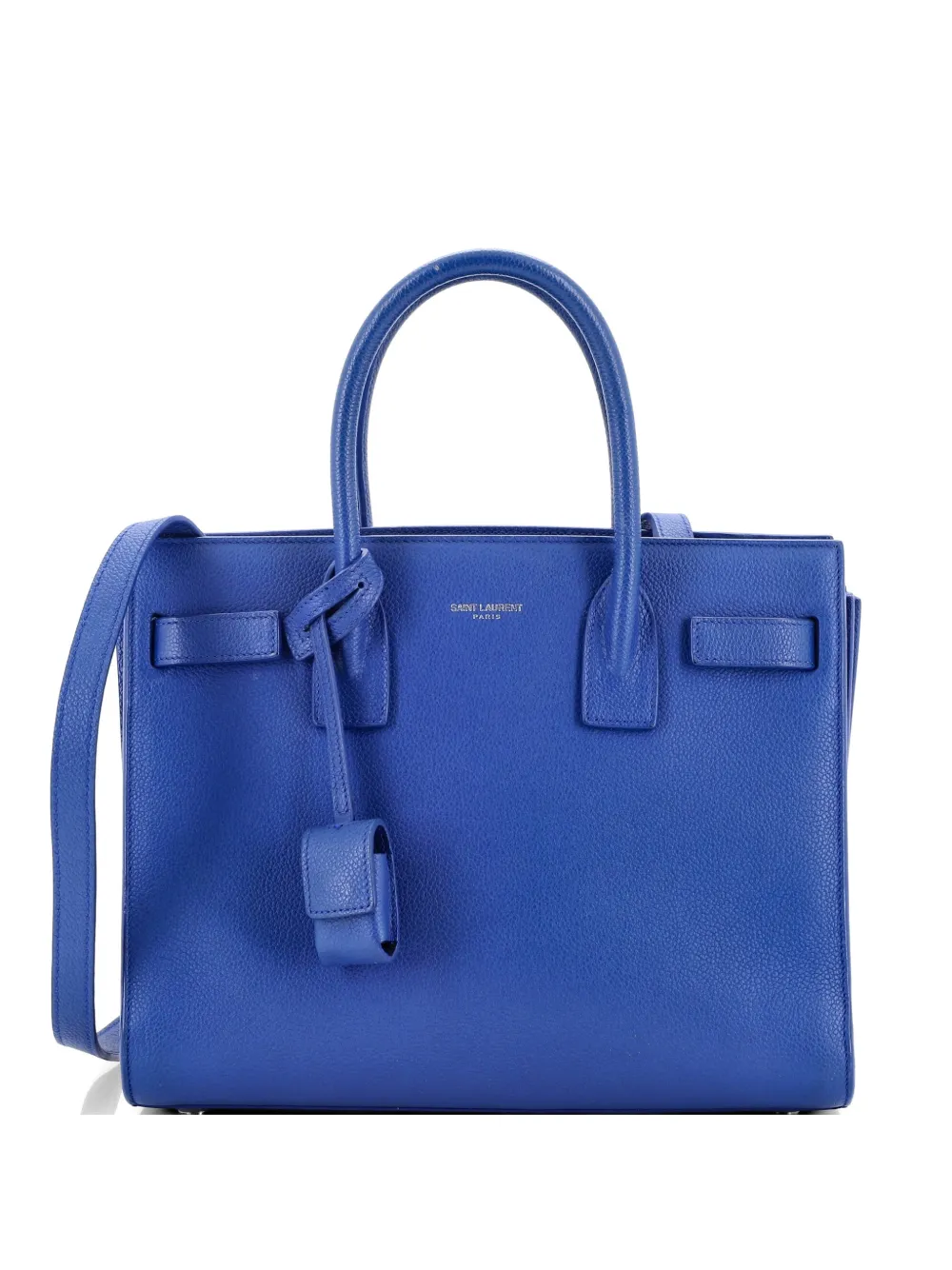 Saint Laurent Pre-Owned Borsa tote Sac de Jour Baby in pelle - Blu