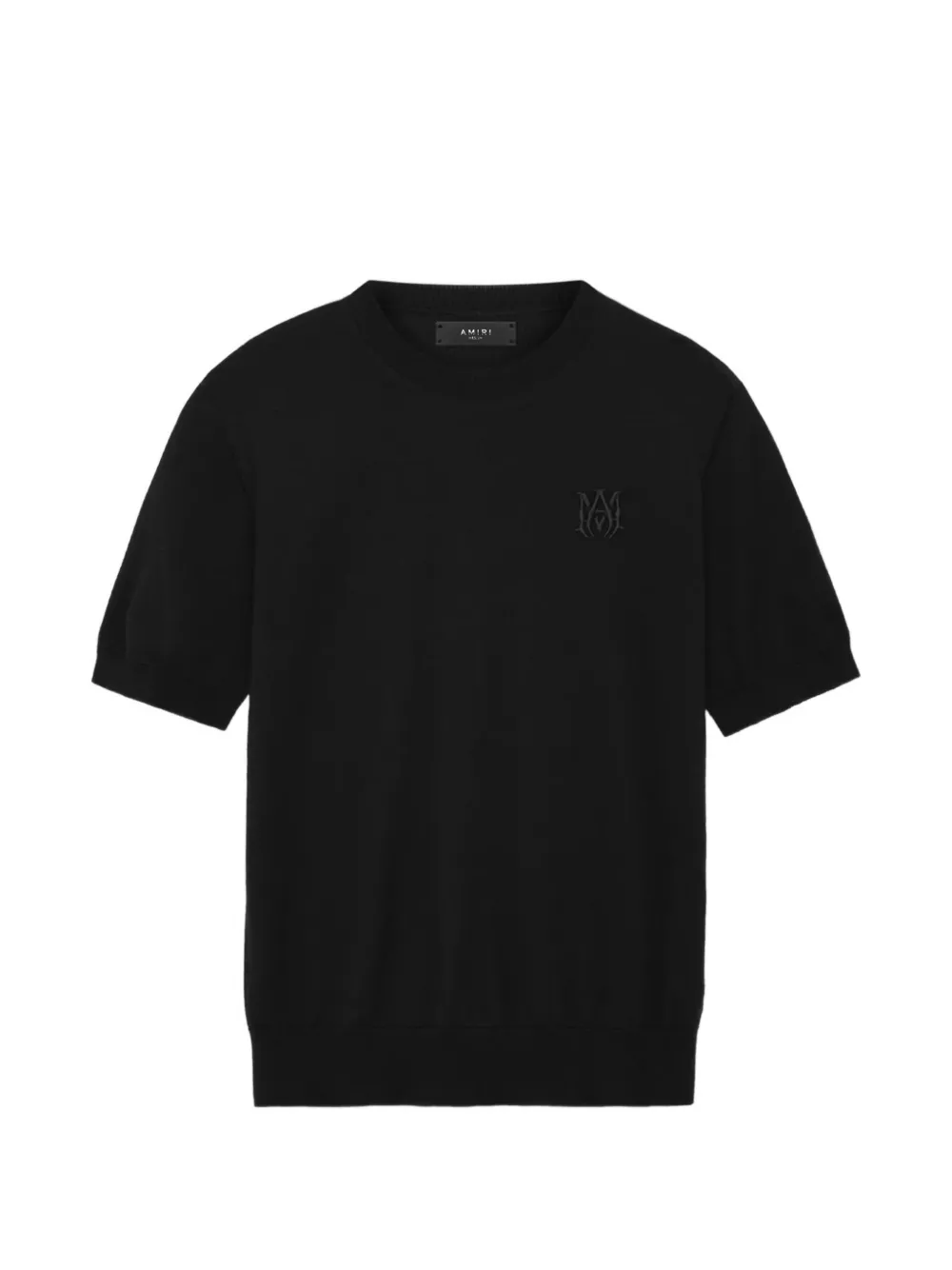 AMIRI MA logo-embroidered T-shirt - Schwarz