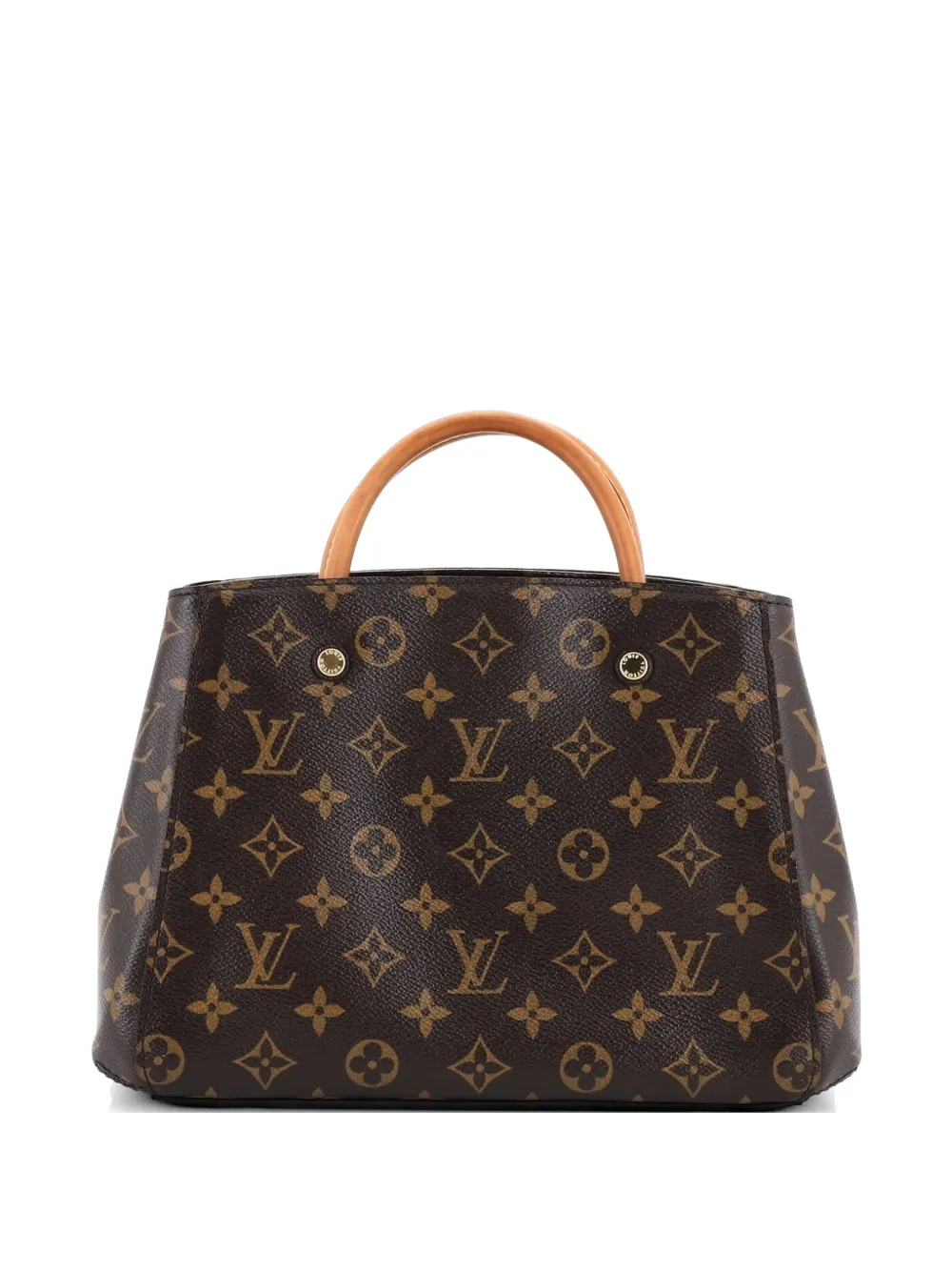 Louis Vuitton Pre-Owned Borsa a tracolla Montaigne BB in tela con monogramma - Marrone