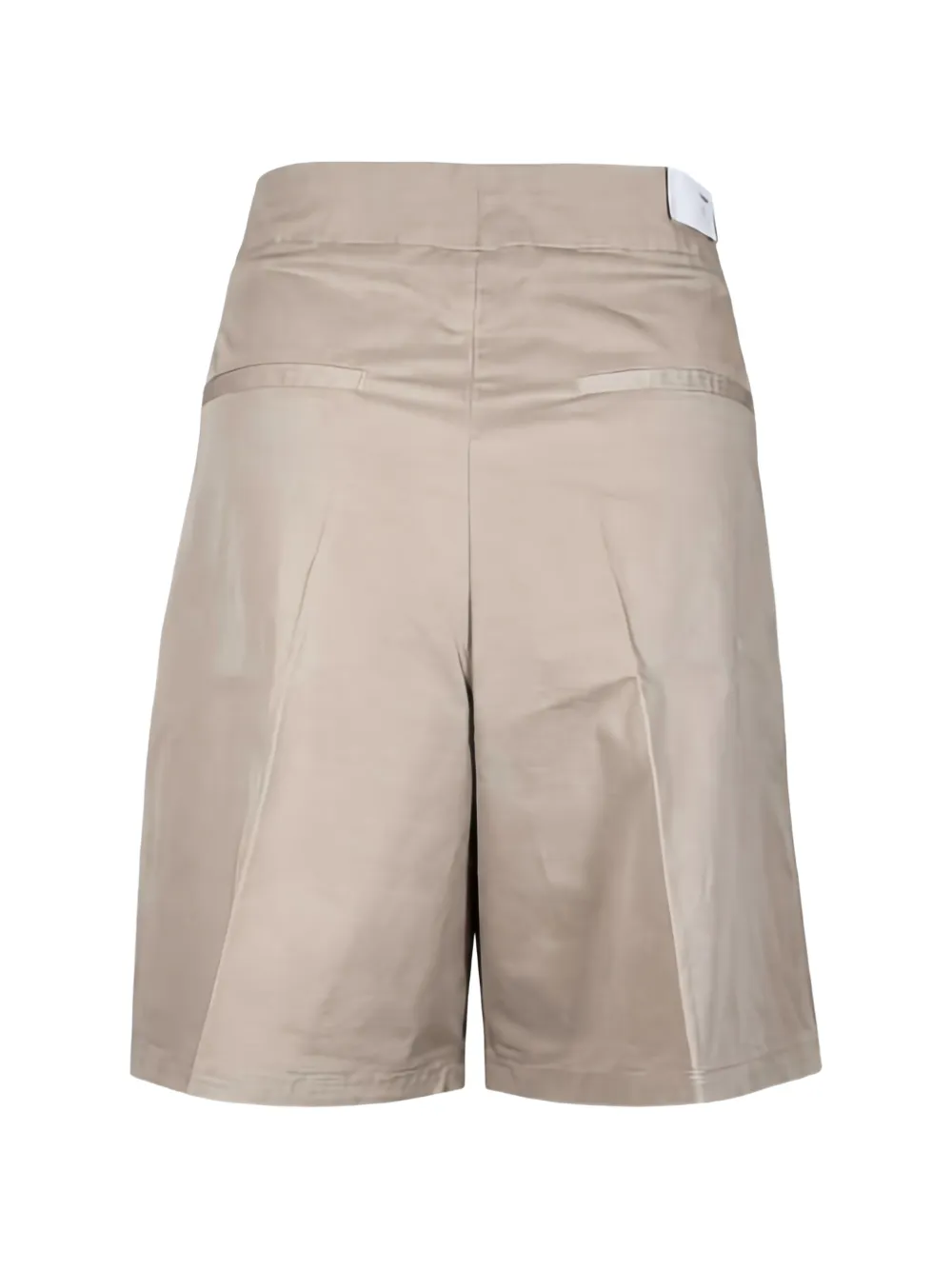 Re-Hash Kiria geplooide shorts met wijde pijpen Beige
