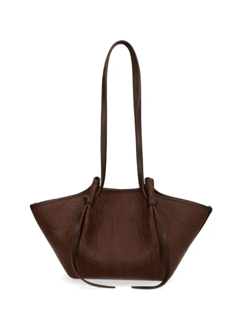 Yuzefi Mochi woven raffia tote bag