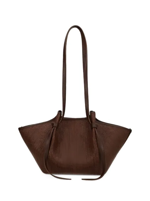 Yuzefi Mochi woven raffia tote bag
