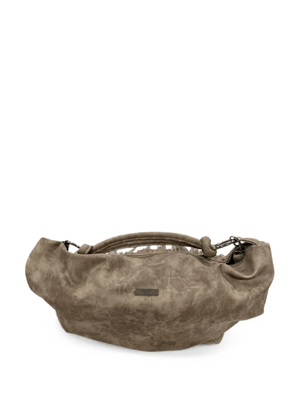 TERESA CAMBI Paola fringed shoulder bag - Marrone