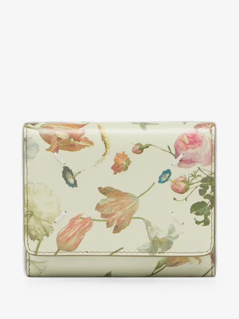 Maison Margiela mini sac à main en cuir à fleurs