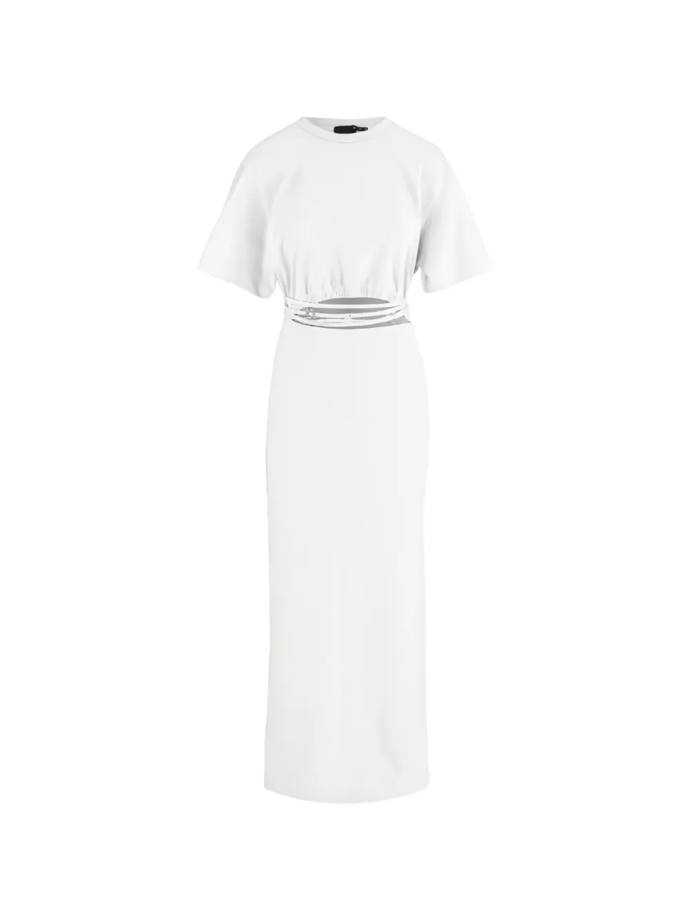 PINKO cut-out wrap-around dress - White