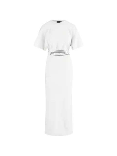 PINKO cut-out wrap-around dress
