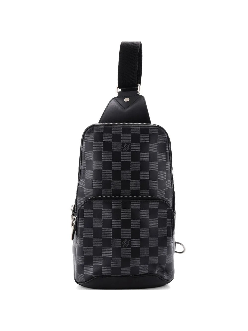 Louis Vuitton Pre-Owned Borsa a spalla Avenue in tela Damier Infini e pelle - Nero