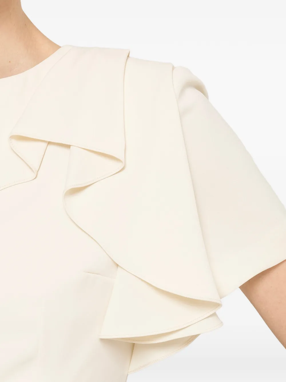 NISSA Midi-jurk met A-lijn Beige
