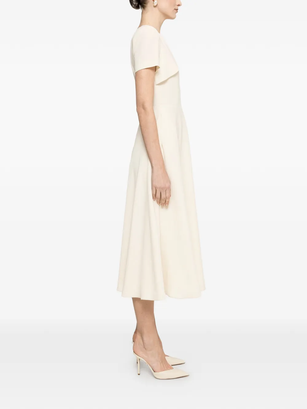 NISSA Midi-jurk met A-lijn Beige