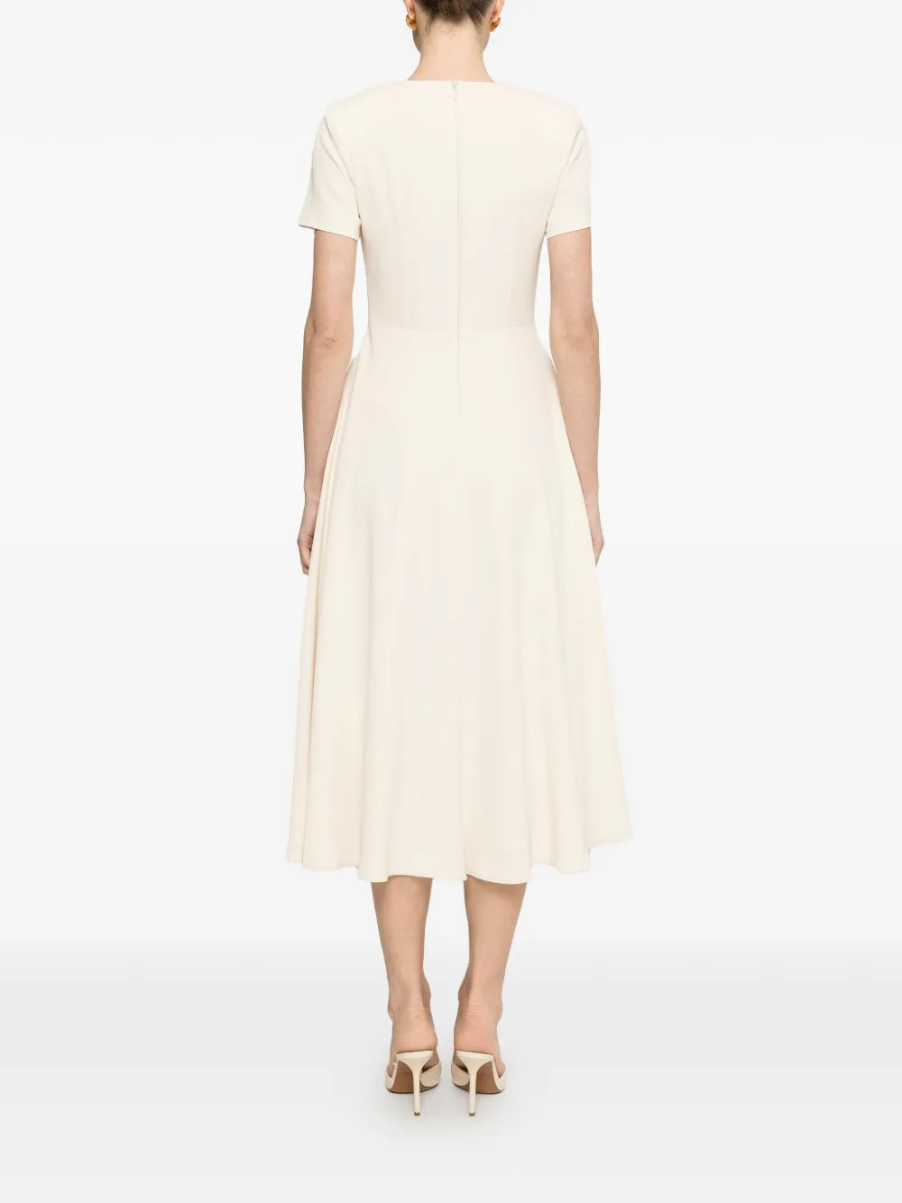 NISSA Midi-jurk met A-lijn Beige