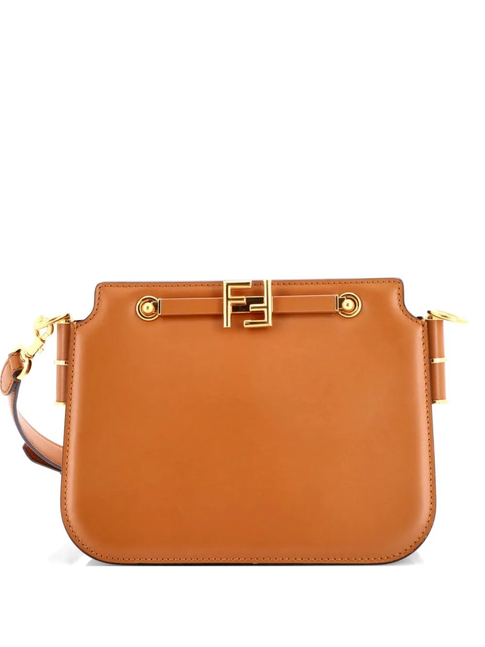 Fendi Pre-Owned Borsa a spalla Touch in pelle - Marrone