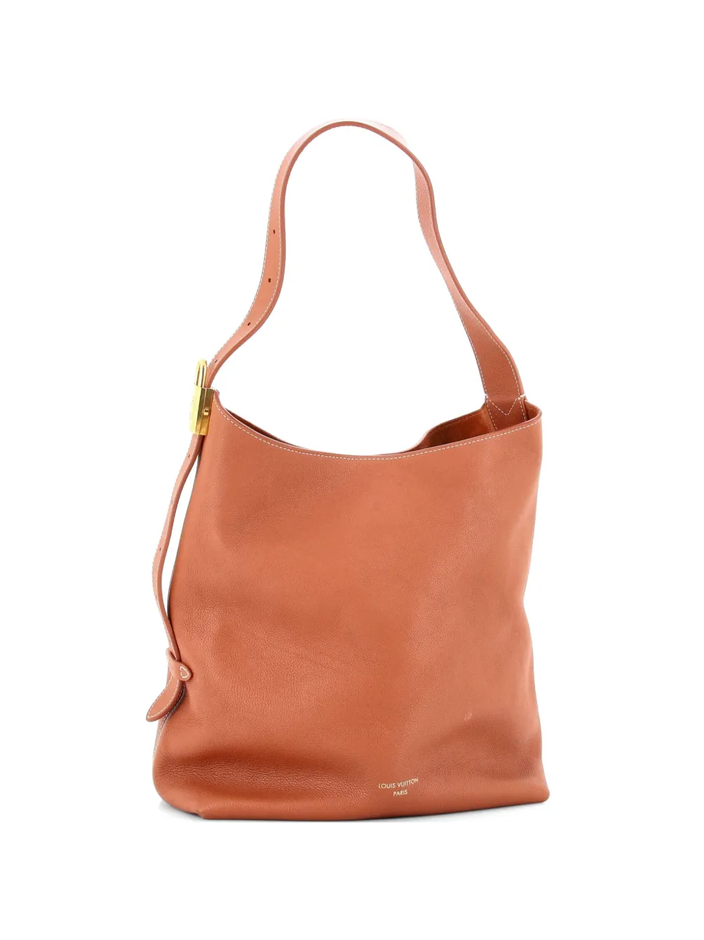 Louis Vuitton Pre-Owned Low Key Calfskin MM hobo bag - Brown