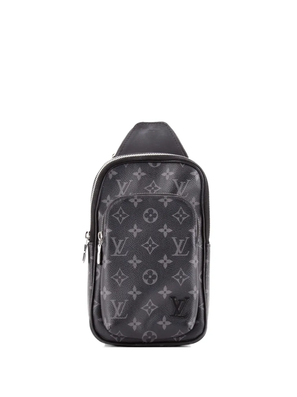 Louis Vuitton Pre-Owned Avenue Sling Bag NM Monogram Eclipse Canvas crossbody bag - Schwarz
