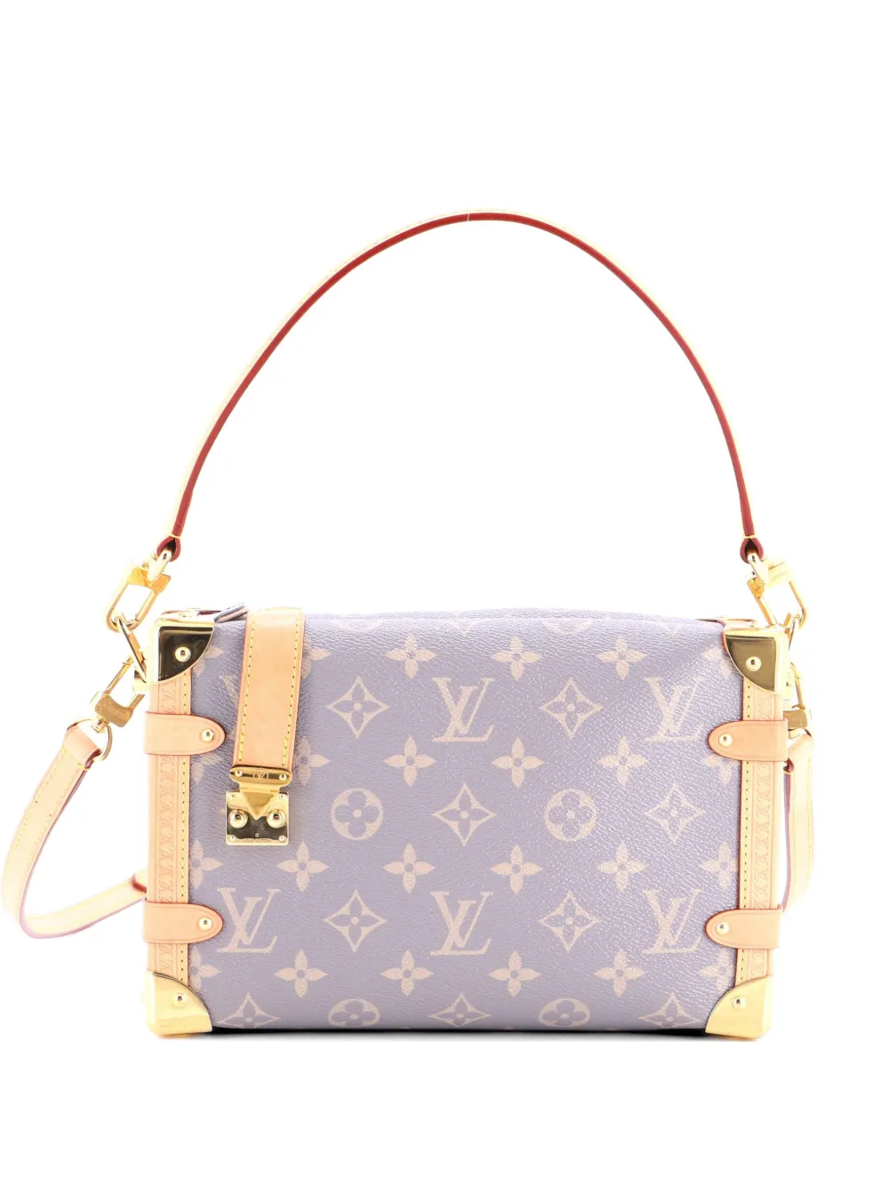 Louis Vuitton Pre-Owned Side Trunk Handbag Monogram Canvas MM satchel - Grau