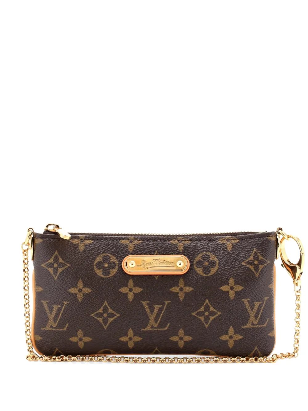 Louis Vuitton Pre-Owned Milla Pochette Monogram Canvas MM clutch bag - Braun