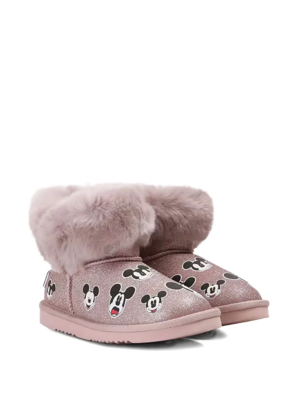 Master Of Arts Kids x Disney glitter Mickey Mouse boots - Toni neutri