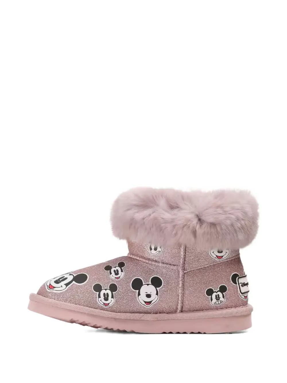 Master Of Arts Kids x Disney Mickey Mouse laarzen met glitter Beige