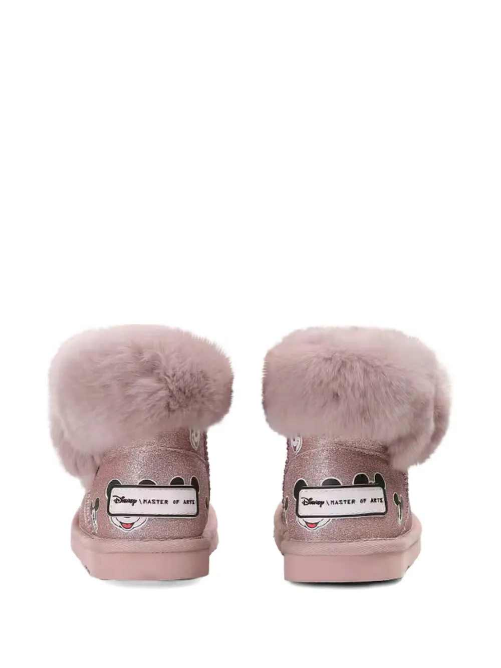 Master Of Arts Kids x Disney Mickey Mouse laarzen met glitter Beige