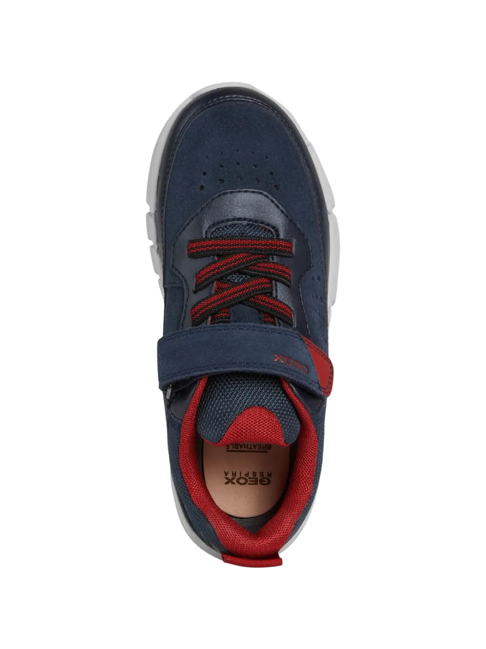 Geox Kids Flexyper touch-strap sneakers Blauw
