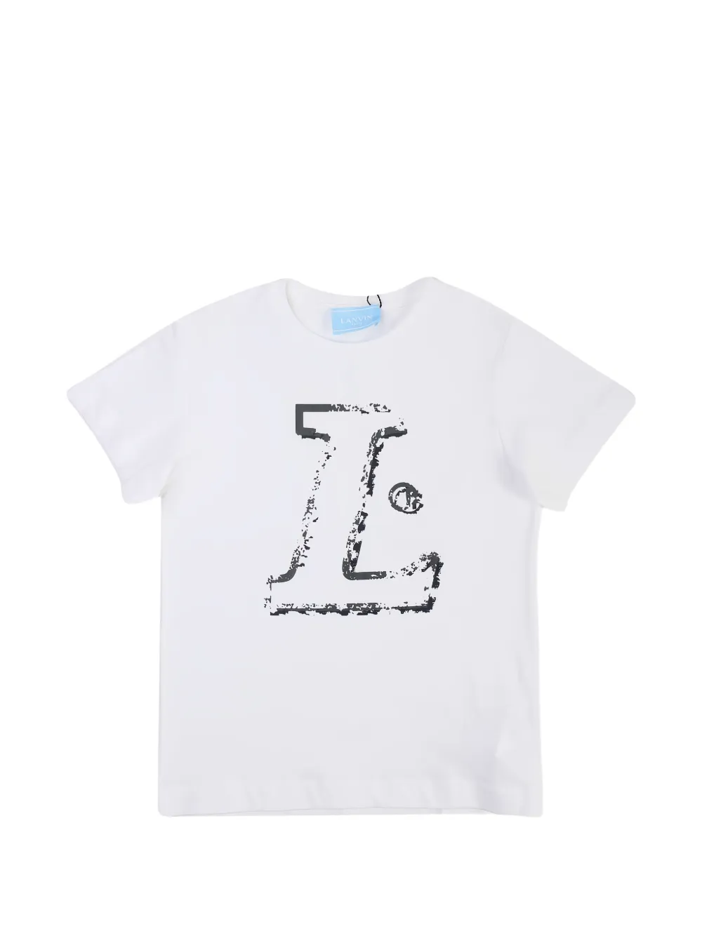 Lanvin Enfant logo-print T-shirt - Bianco