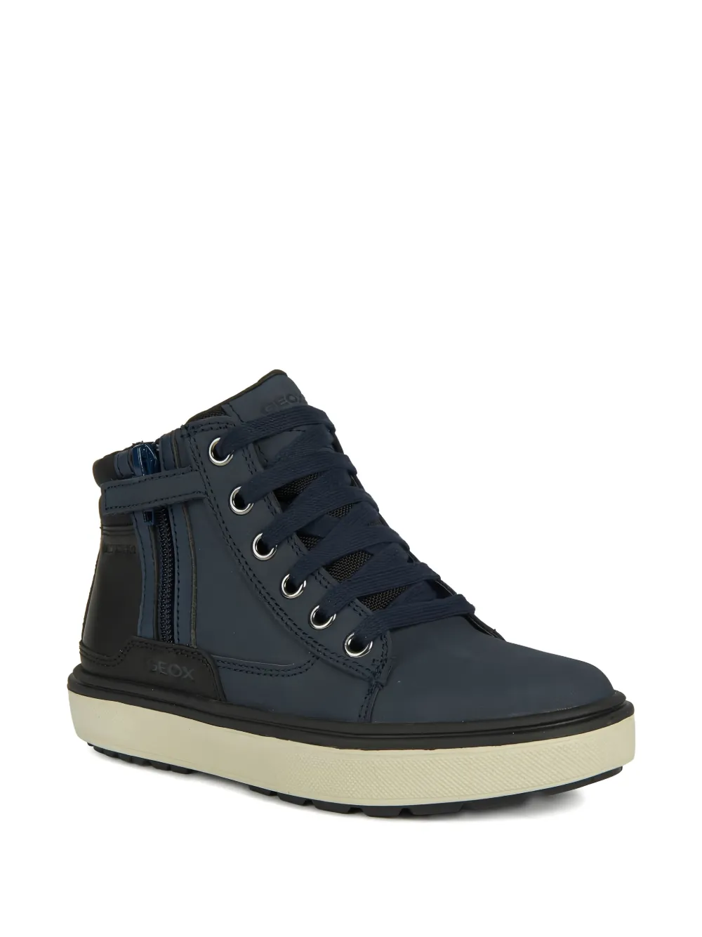 Geox Kids Mattias high-top sneakers Blauw