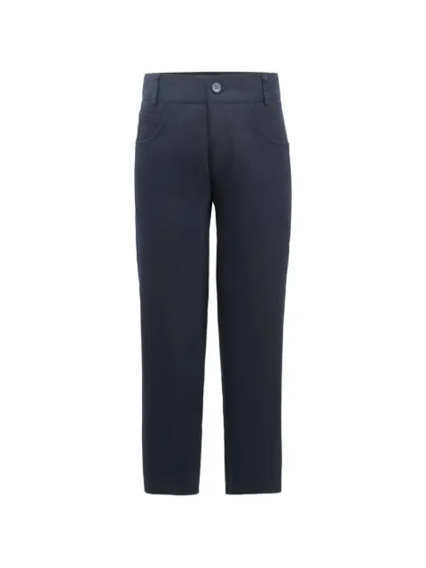 Moustache pantalones rectos con diseño texturizado