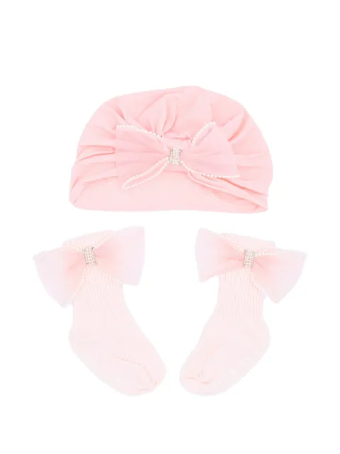 Mimi Tutu bow-embellished pearl-detail gift set