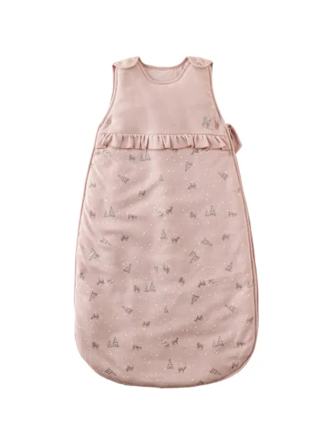 Andywawa ruffled deer-print sleeper