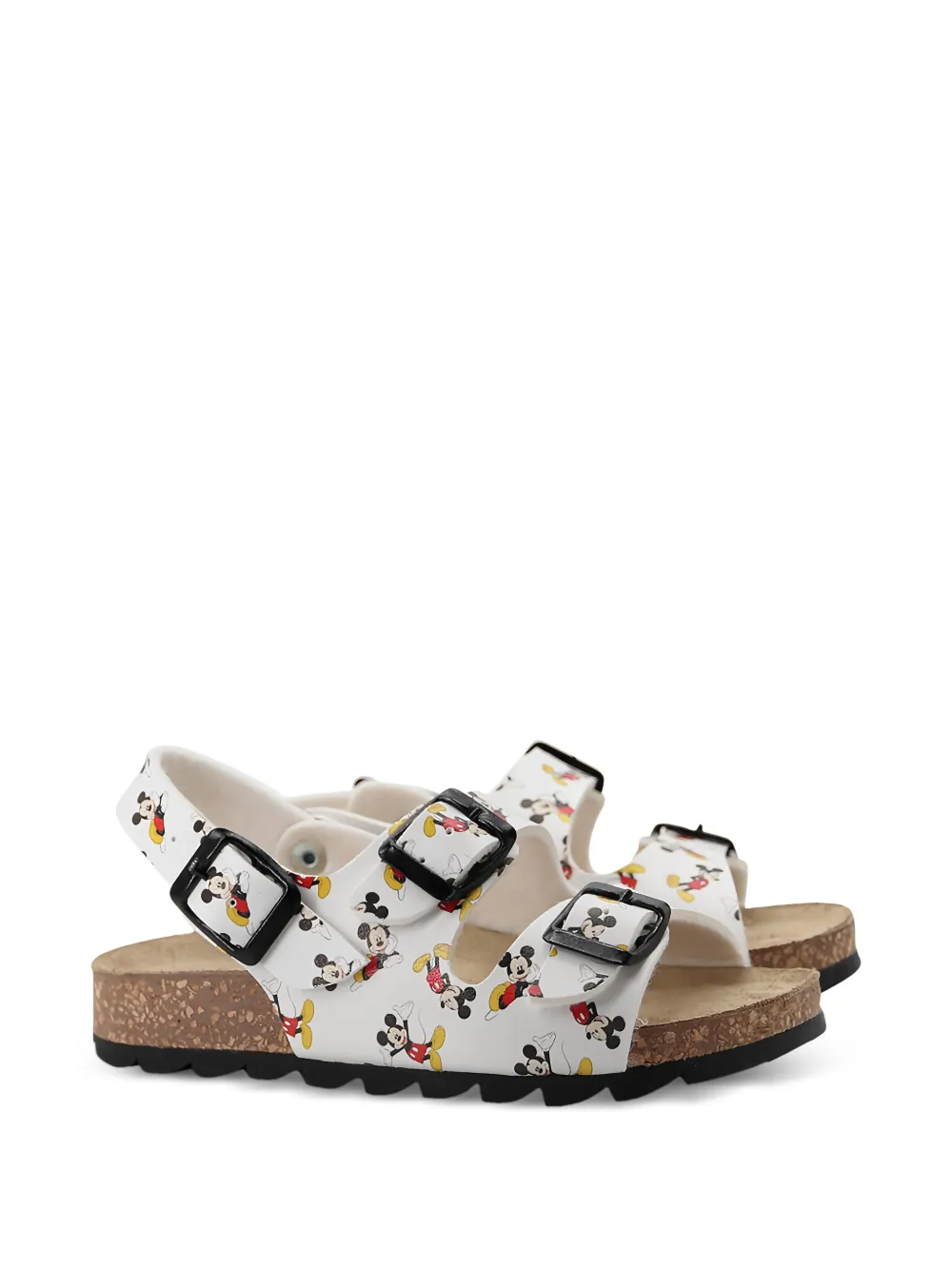 Master Of Arts Kids Sandali Mickey Mouse con stampa - Bianco