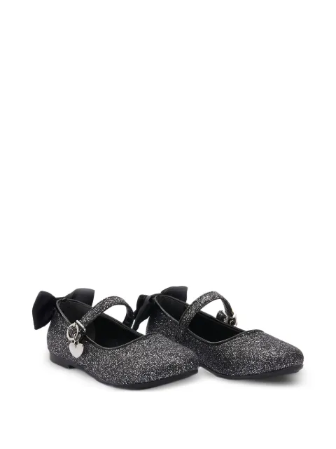 La Perla Kids glitter ballet flats