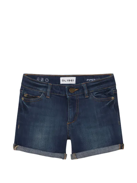 DL1961 KIDS Piper cuffed denim shorts