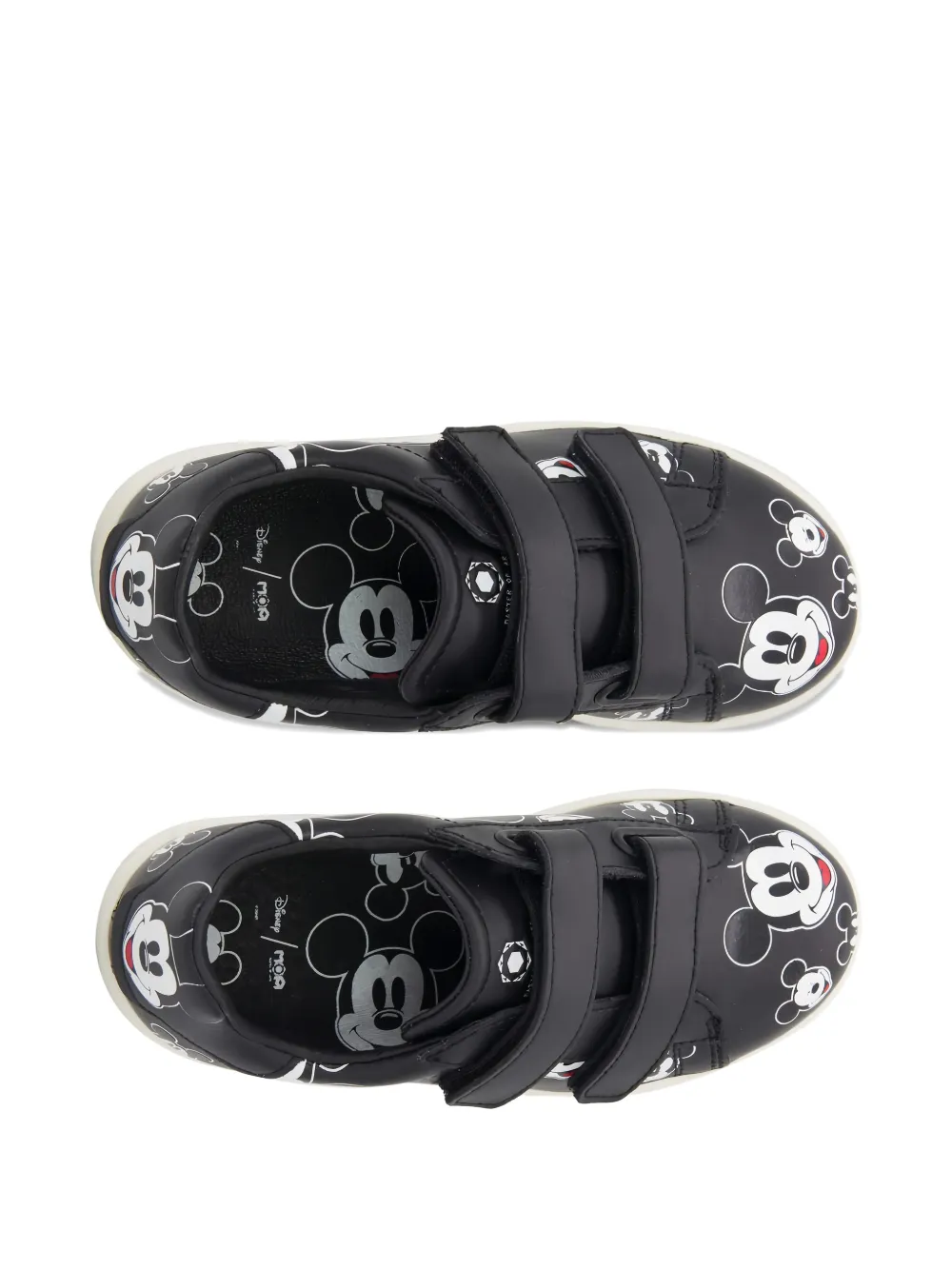 Master Of Arts Kids Mickey sneakers met klittenband Zwart