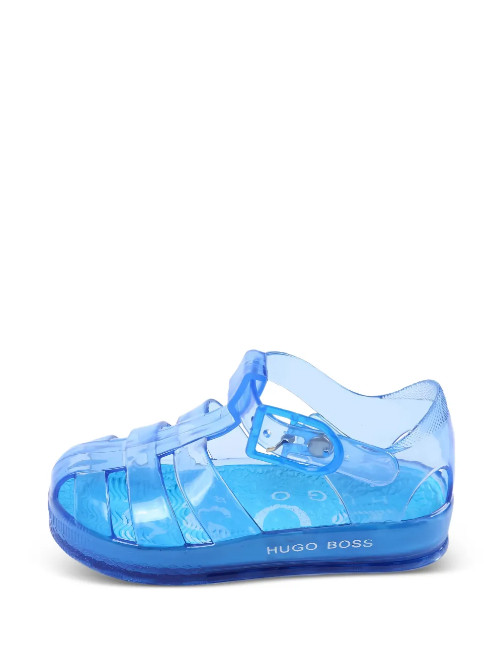 BOSS Kidswear buckle-fastening sandals - White