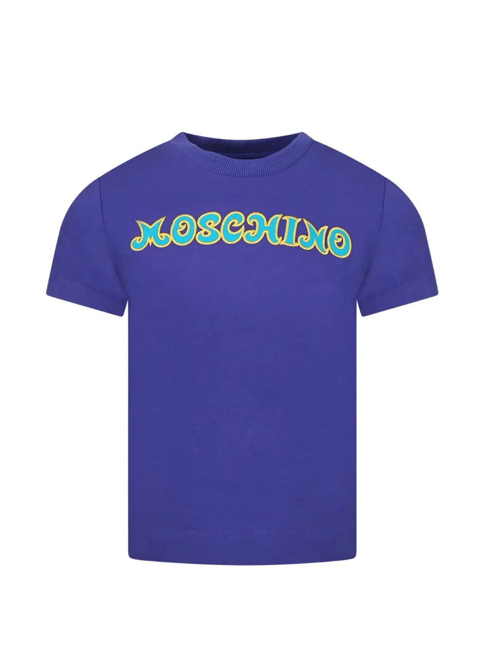 Moschino Kids T-shirt con logo - Viola