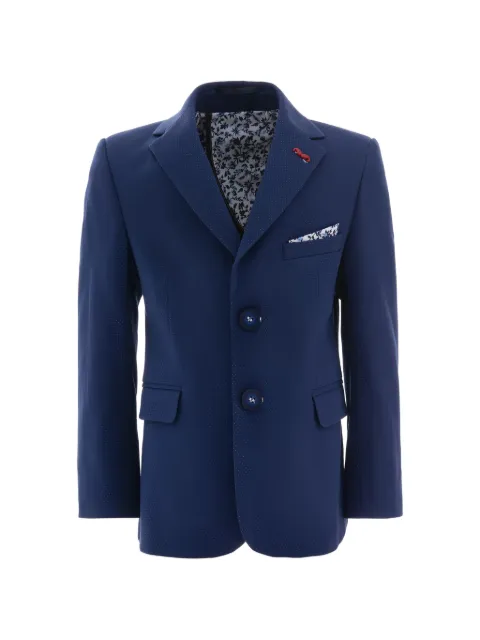 Moustache  double-breasted micro-dot blazer